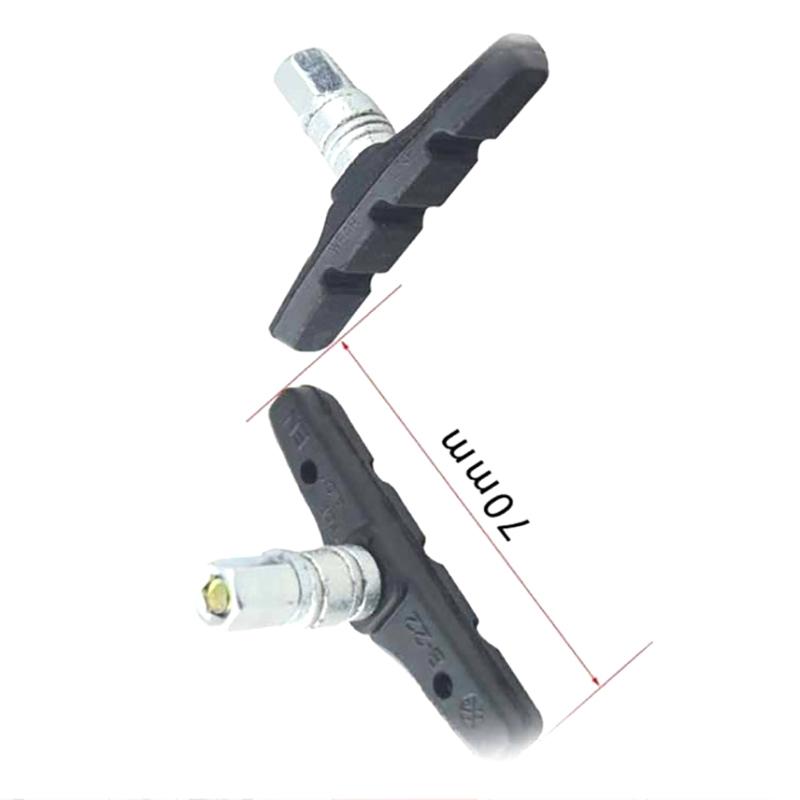 Bike Brake Blocks Rubber Cycling Part Tools Mtb Mountain Road Bicycle Lightweight V-Brake Shoes Pads Bicycle Accessories