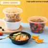 Disposable PP Round Takeaway Food Containers