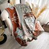 Women Bohemia Imitation Cashmere Two Sided Print Scarf Soft Warm Pashmina Shawl Autumn Winter Coldproof Windproof Blanket