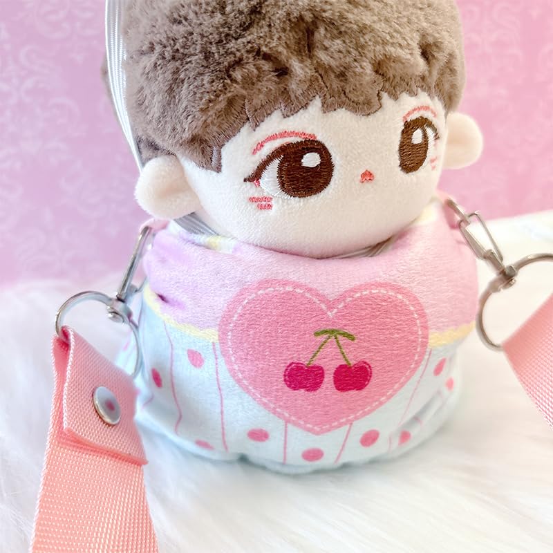 [Plush Bag][Plush Clothes] Cake-Shaped Bag for Plush Toys [For 15-20cm Plush Toys] Pink g.triger G-Trigger Plush Toys