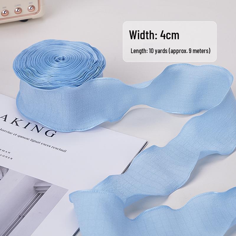 Elegant Fishtail Silk Ribbon for Cake and Bouquet Decoration