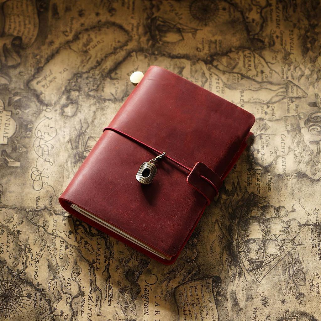 Full Grain Leather Diary Journal Workbook Custom Paper Notebook Leather Book Cover Jotter Vintage Notebook Leather Product