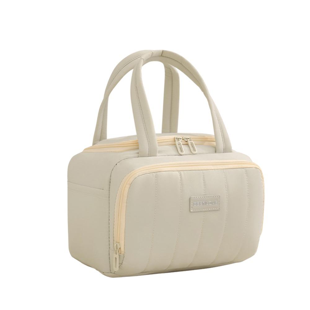 New Reusable Lunch Bag Insulated Large Capacity Insulation Bag Double Layered Lunch Pack Picnic Camping