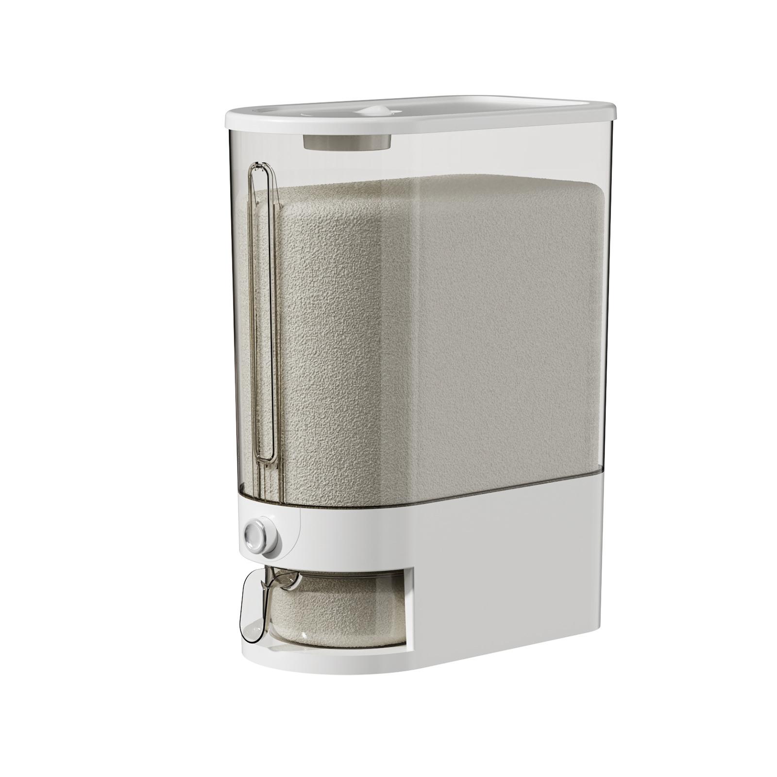 Rice Bucket Press Type Automatic Rice Dispensing Household Insect Proof and Moisture-proof Sealed Rice Storage Tank