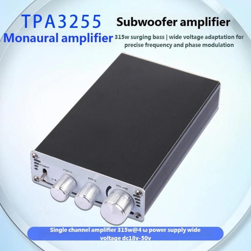 TPA3255 315W Digital Amplifier Module for Subwoofer Systems 40~120Hz Adjustable Frequency & High Fidelitys Sound