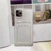 Four Corner Anti fall Card Phone Case Suitable for IPhone16promax Transparent Simple Protective Case Apple 15 Advanced