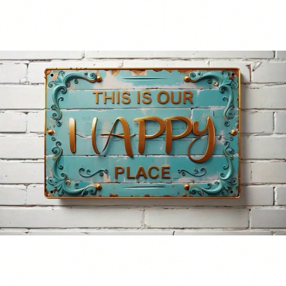 Decorative Metal Wall Sign 20x30cm