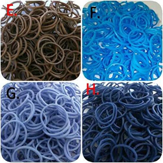 [OBCHOD SHIMATARO] Loom Bands 16 barev, 9600 kusů, guma, originální sada