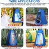 Ttoilet Tent Outdoor Camping Tent Shower Pop Up Tent Bath Fitting Room Tent Shelter for Beach Private Toilet Shower BathroomTent
