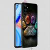 Soft TPU Case For Realme C67 C63 C55 C53 C25 C21 10 11 12 13 GT 2 3 5 Pro Plus 5G Shockproof Phone Cover Dog Footprint Paw Cute