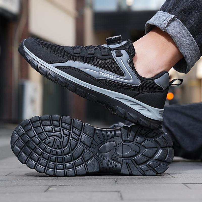 Men's Walking Casual Sports Shoes Breathable Mesh Hiking Shoes Women's Tennis Outdoor Sliding in Shoes Soft Sole Size 36 48