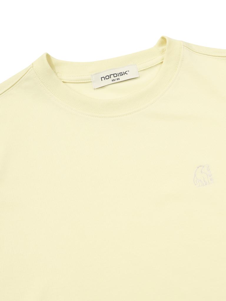 NORDISK Small Polar Bear Short Sleeve T-Shirt - W_Pastel Yellow