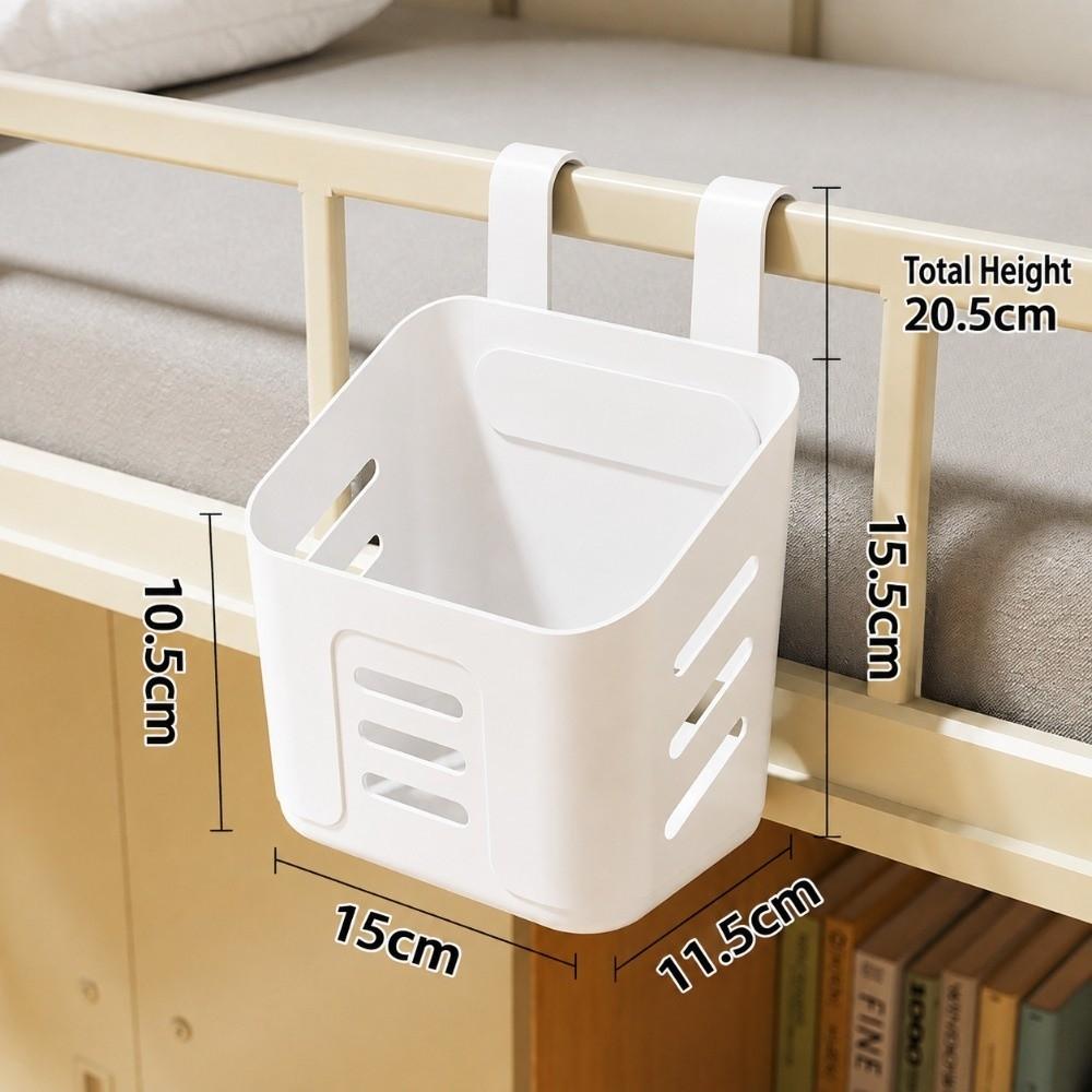 Hollow Vented Kitchen Storage Basket Wall Mounted Bedside Organizer New Hanging Basket Bathroom
