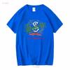 Staropramen Tschechisches Bier Abgenutztes Etikettenmuster T-Shirt vintage Gewaschenes Lässiges Oberteil Für Den Täglichen Gebrauch streetwear Grafik Stilvoll