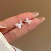 Spring Collection: Fresh Gradient Butterfly Earrings Set with Silver Needles