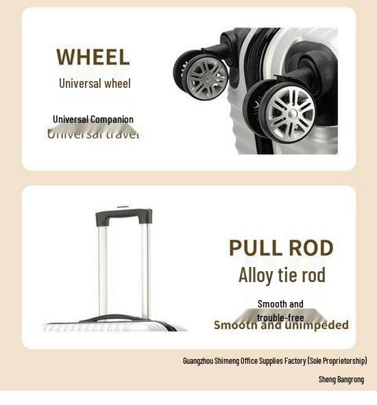 Sturdy and Durable Three-Piece Luggage Set with Anti-Collision Corners: 20, 24, 28 Inch Sizes