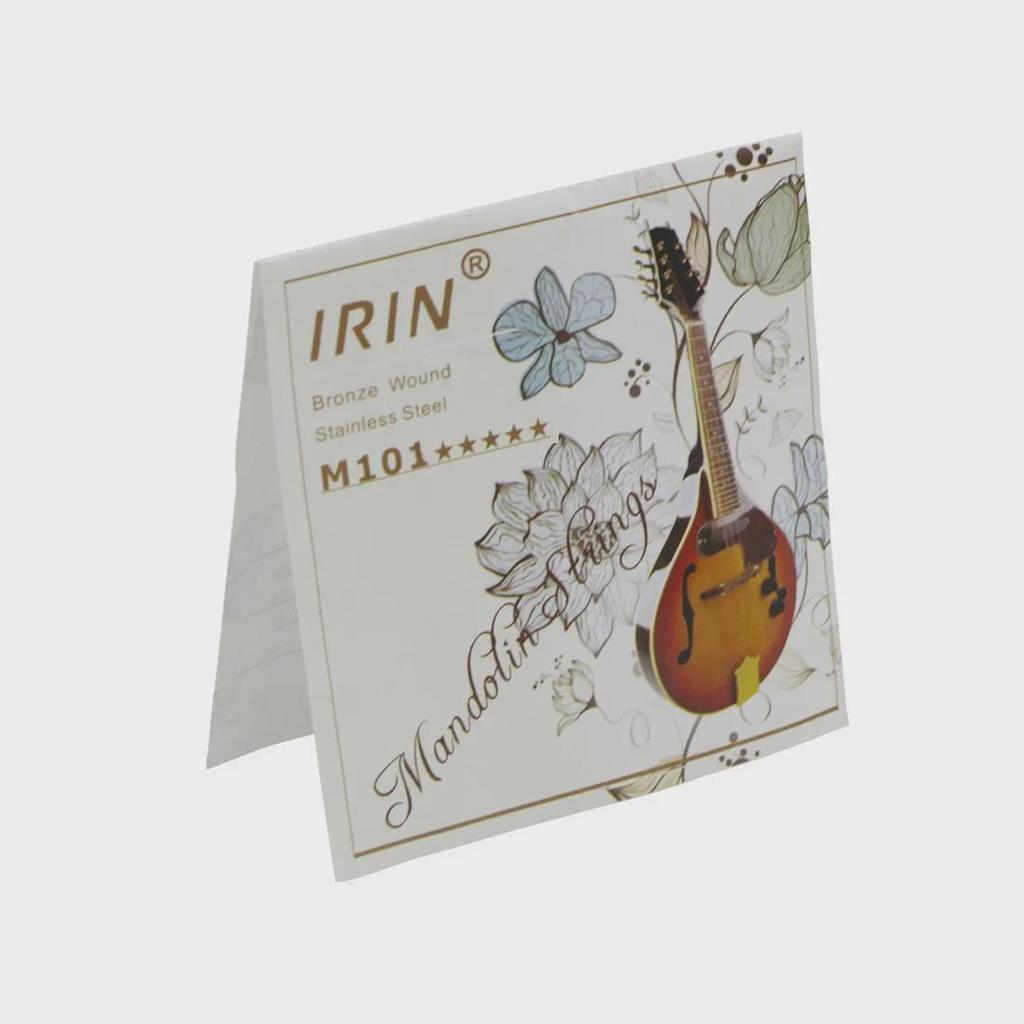 IRIN M101 Eight-String Stainless Steel Silk Mandolin Strings Set