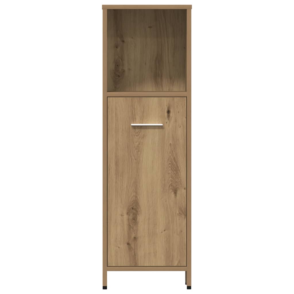 4 Piece Bathroom Furniture Set  Artisan Oak  Engineered Wood