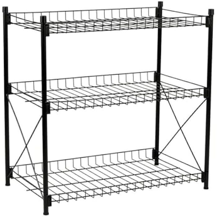 Étagère - CONFORTIME - S2231202 - Multicolore - 34,5 X 12 X 57 Cm - Montage Facile