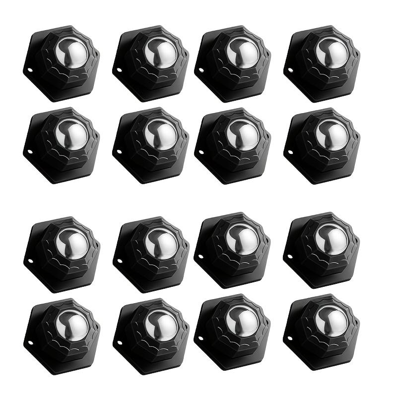 Ruedas para Mover Muebles de Alta Resistencia con Giro de 360 Grados, Rodamiento Suave para un Movimiento Fácil, Adecuadas para Muebles Pesados