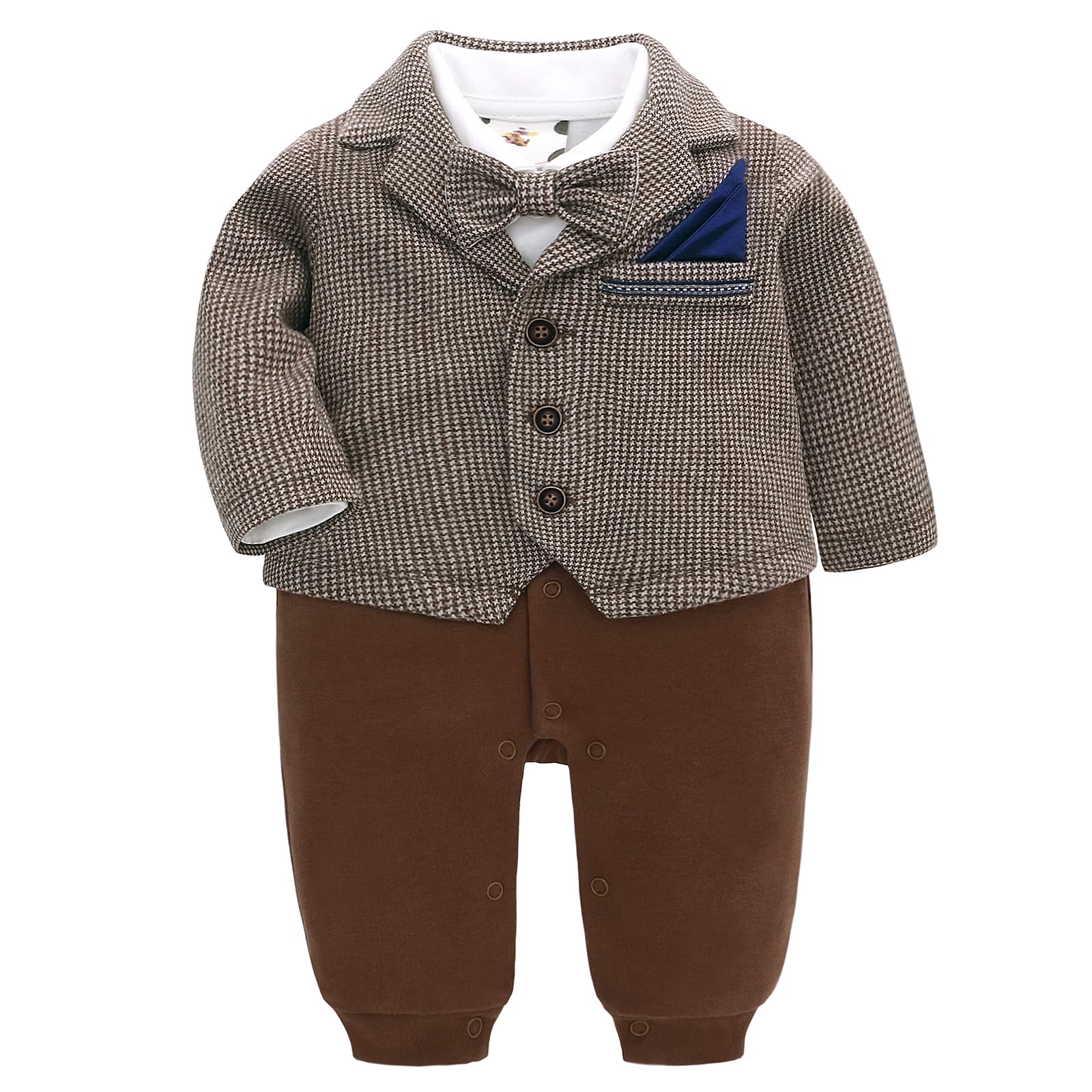 

Famuka Baby Long Sleeve Romper Formal Checkered Perfect for and Simple and Stylish Perfect for and Everyday Perfect for Entrance and Graduation