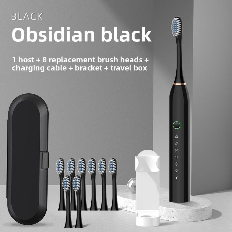 Electric Toothbrush Adult Bright White Automatic Charging Waterproof Sonic Soft Bristle Brush Men and Women Couple Children Set Toothbrush