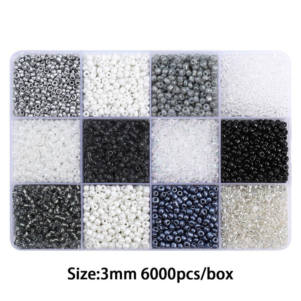 12 Grid Rice Bead Set Box String Beads Loose Bead Necklace Bracelet Handmade Diy Jewelry Accessories