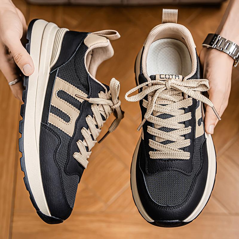 Pantofi Bărbați Modă Nouă Patru Sezoane Confortabili Talpă Groasă Studenți Băieți La Mod Talpă Moale Respirabili Casual Adidași de Alergare