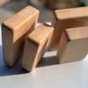 Beech Wood Exercise Blocks Sanded Finish Wooden Thick