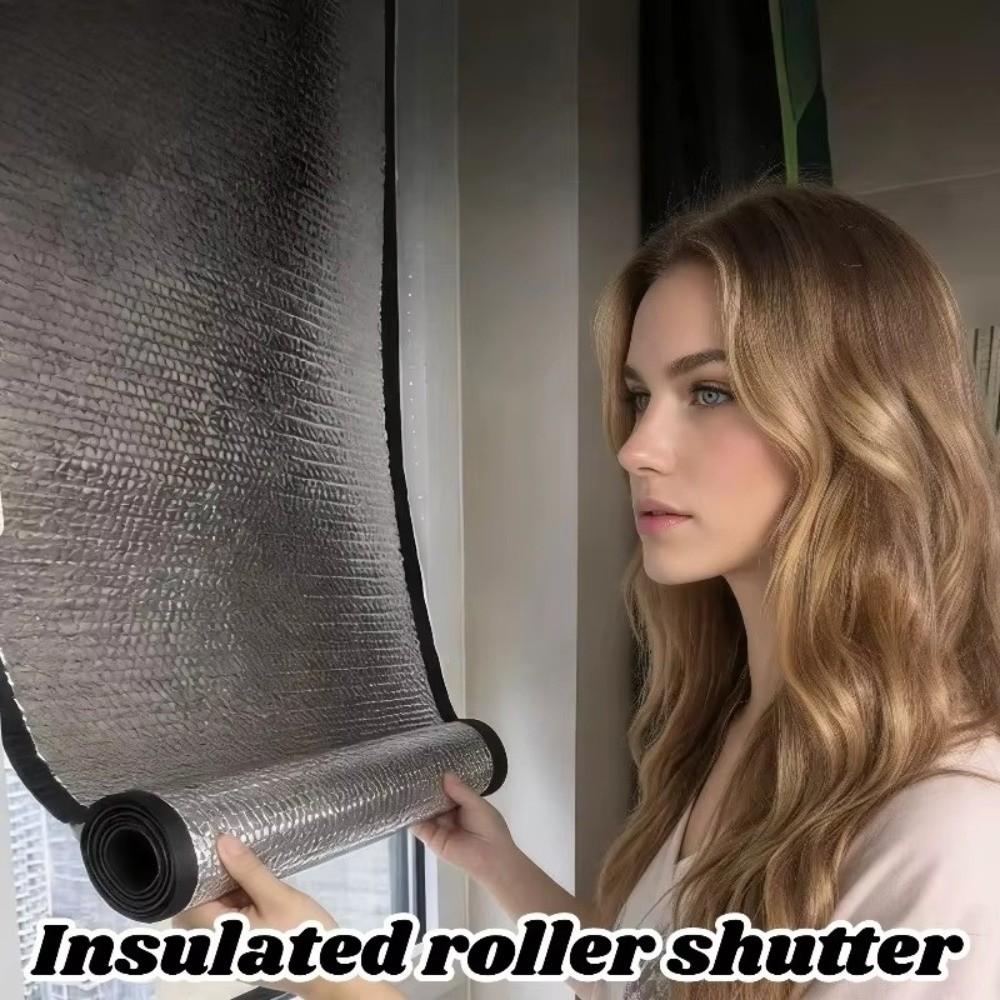 Heat Insulation Thermal Insulation Curtains Self-adhesive Blackout Sun Block  Office Room