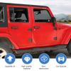  ABS Engine Hood Air Intake Decoration Door Handle Shell Cover Tailgate Glass Hinge Stickers For Jeep Wrangler JK 2007-2017 Interior Accessories