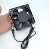 120x120x38mm 220V-240V 120mm Sleeve Bearing 0.14A Cooling fan with AC power cable US Plug