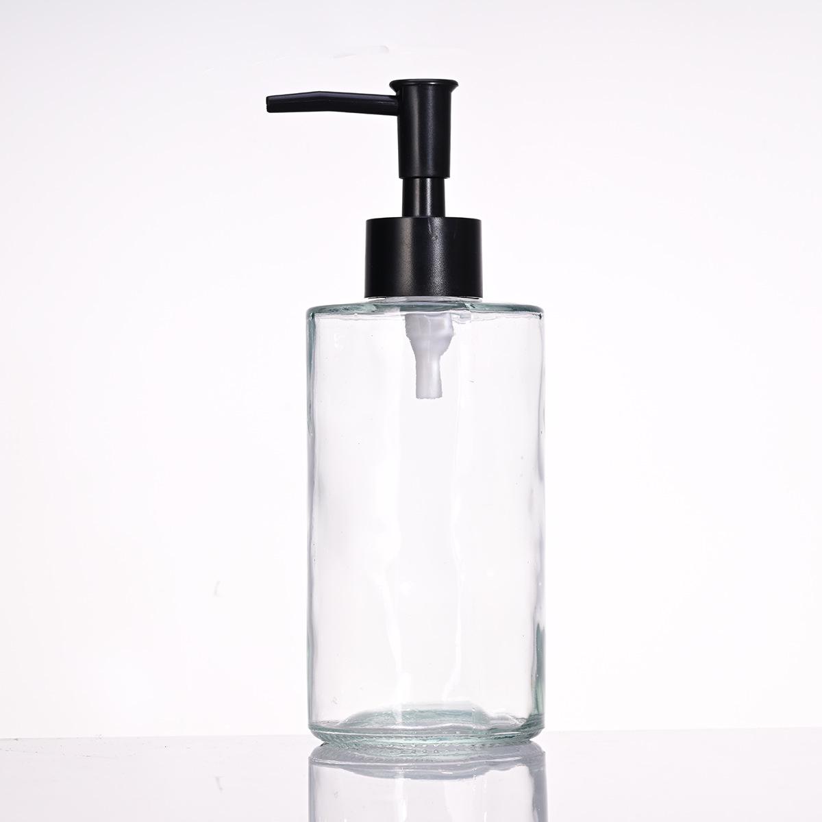 Thickened Glass Marble Pattern Liquid Soap & Shampoo Dispenser