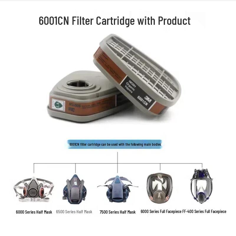 3M 6001 Organic Vapor Respirator Cartridge