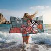 Cartoon S-SMELL N-Nagabe Towel Quick Drying Beach Towels Are Suitable For Swimming Pools Camping Yoga And The Gym