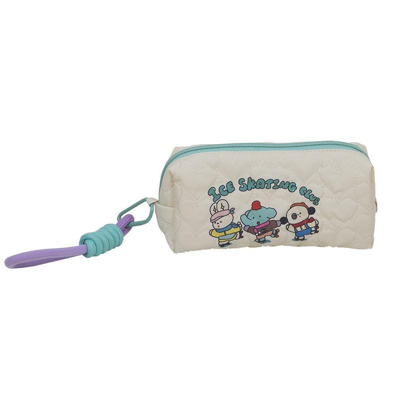 Cute Pencil Case Lovely Cartoon Animal Rabbit Bear Pencil Bag High Capacity Makeup Bursh/stationery Storage Bag Student Supplies