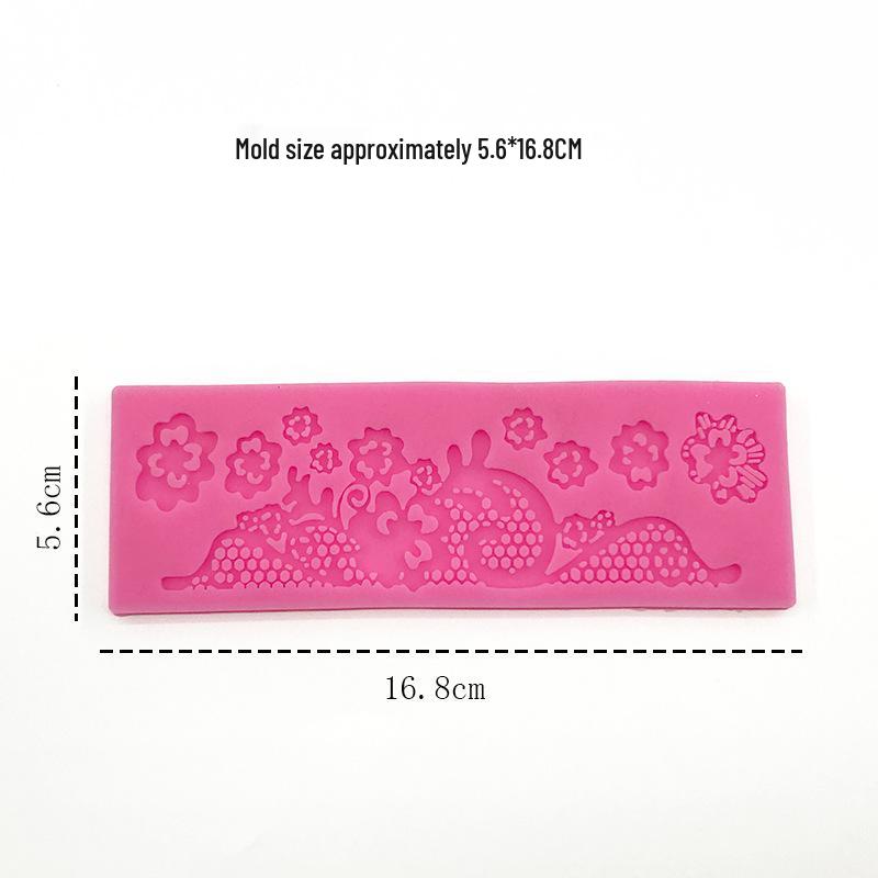 Vintage Pattern Fondant Silicone Mold Cake Border Decoration Set