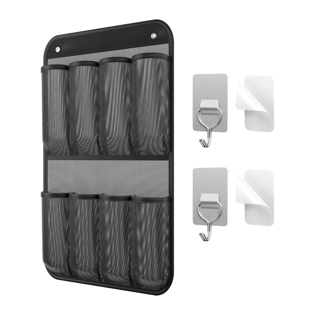 Utensils Holder over The Door Hanging Bag Multipurpose Reusable Cabinet Tableware Holder for Cooking Utensils Forks Cupboard