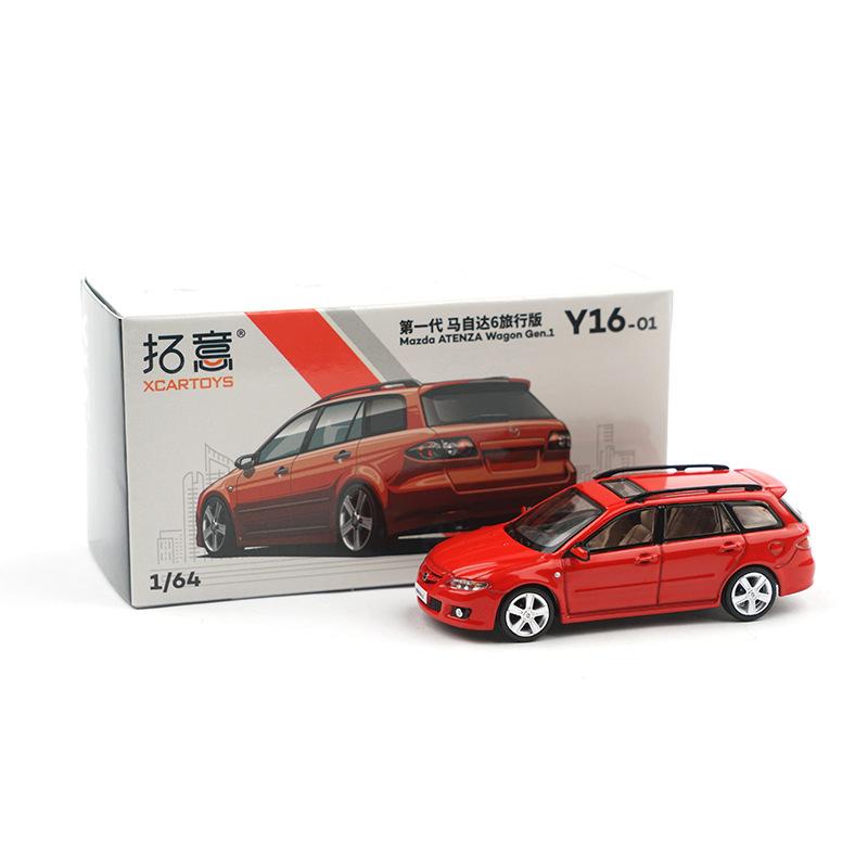 1/64 Mazda 6 Legierung Avant Kombi Automodell Diecasts Metall Spielzeugfahrzeuge Automodell Miniaturmaßstab Simulation Kinderspielzeug Geschenk