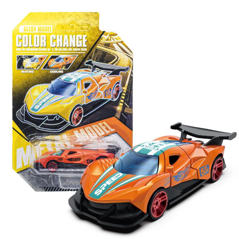 Water-Reactive Color-Changing Alloy Racing Car Model 1:60 Pull-Back Toy for Boys