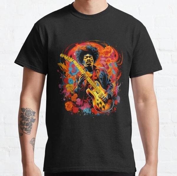 Jimmy Hendrix Regalo di Natale Classico T-shirt Made in USA S-3XL