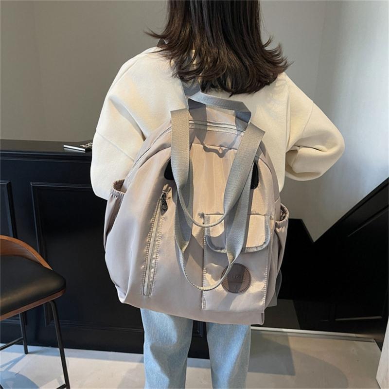 Nylon Backpack Purse for Women Fashion Ladies Shoulder Bag with Multiple Pockets Large Capacity Travel Daypacks Bags