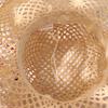 Summer Straw Hat Hollowed Out Women's New Beach Hat Photo Sun Hat Women's Large Eave Casual Solid Color Fringed Lafite Straw Hat