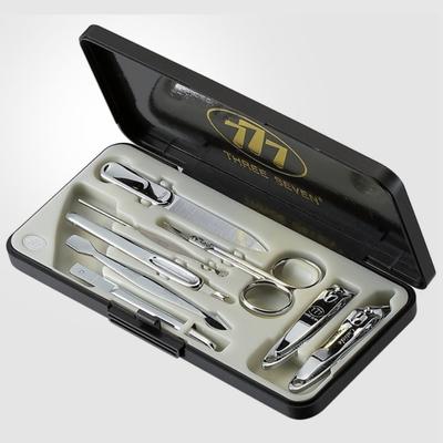 777 Three Seven Silver Nail Clippers 8 Pieces Beauty Set TS-037C Wyprodukowano w Korei