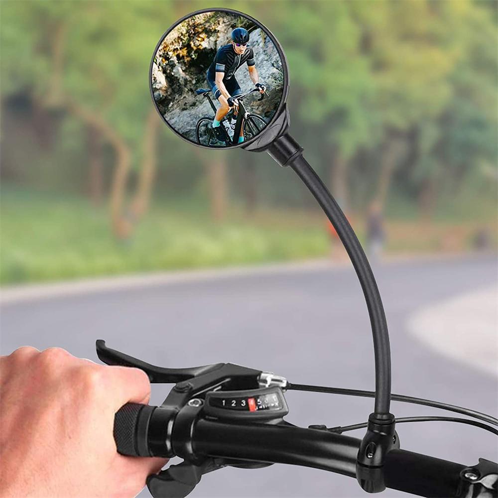 Bicycle Rearview Mirror Adjustable Wide Angle Rearview Mirror Rotatable Mirro