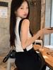 AYIHOLIC CASHMERE Suspender Maxi Dress