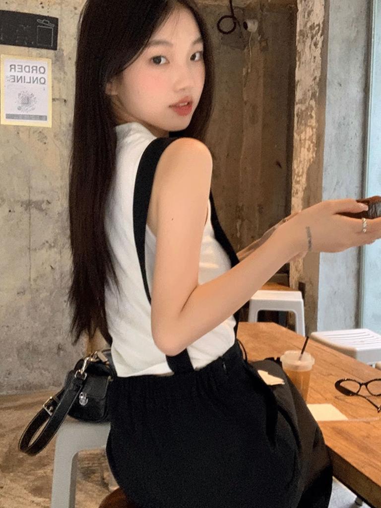 AYIHOLIC CASHMERE Suspender Maxi Dress