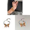 Verstellbares Edelstahl-Charme-Armband mit Winnie Puuh und Zeichentrickfiguren für Damen und Herren