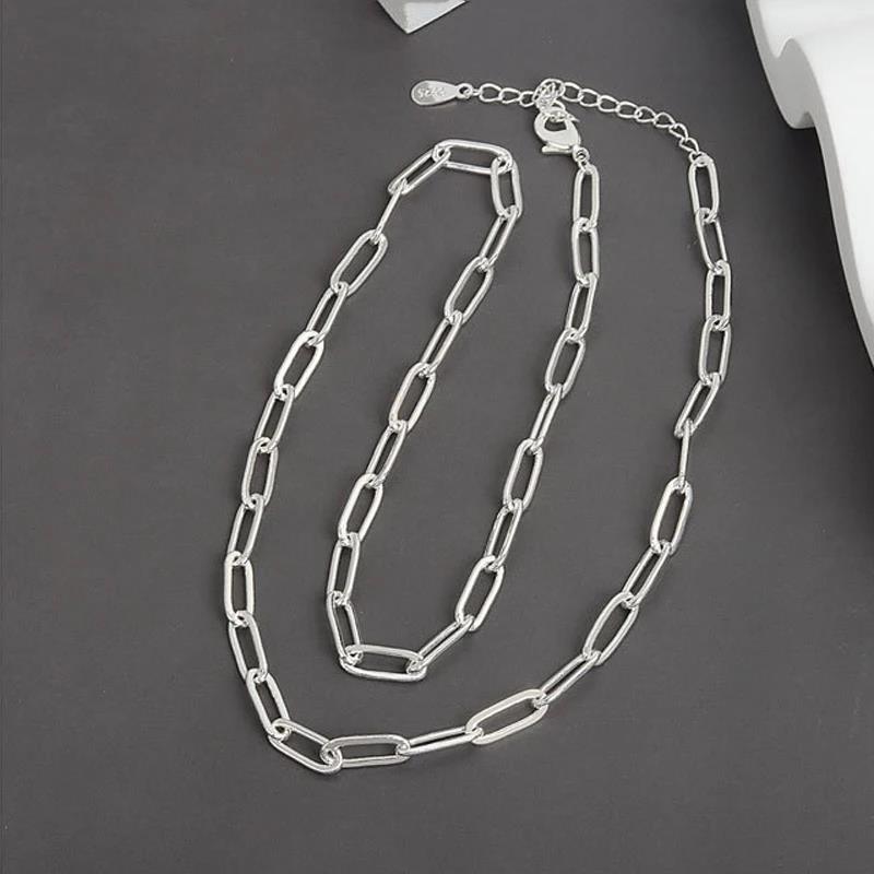 VENTFILLE Colier cu Mărgele Geometrie din Argint Sterling 925 pentru Femei Fată Design Coreean Colier Versatil Bijuterii Dropship Vânzare cu Ridicata