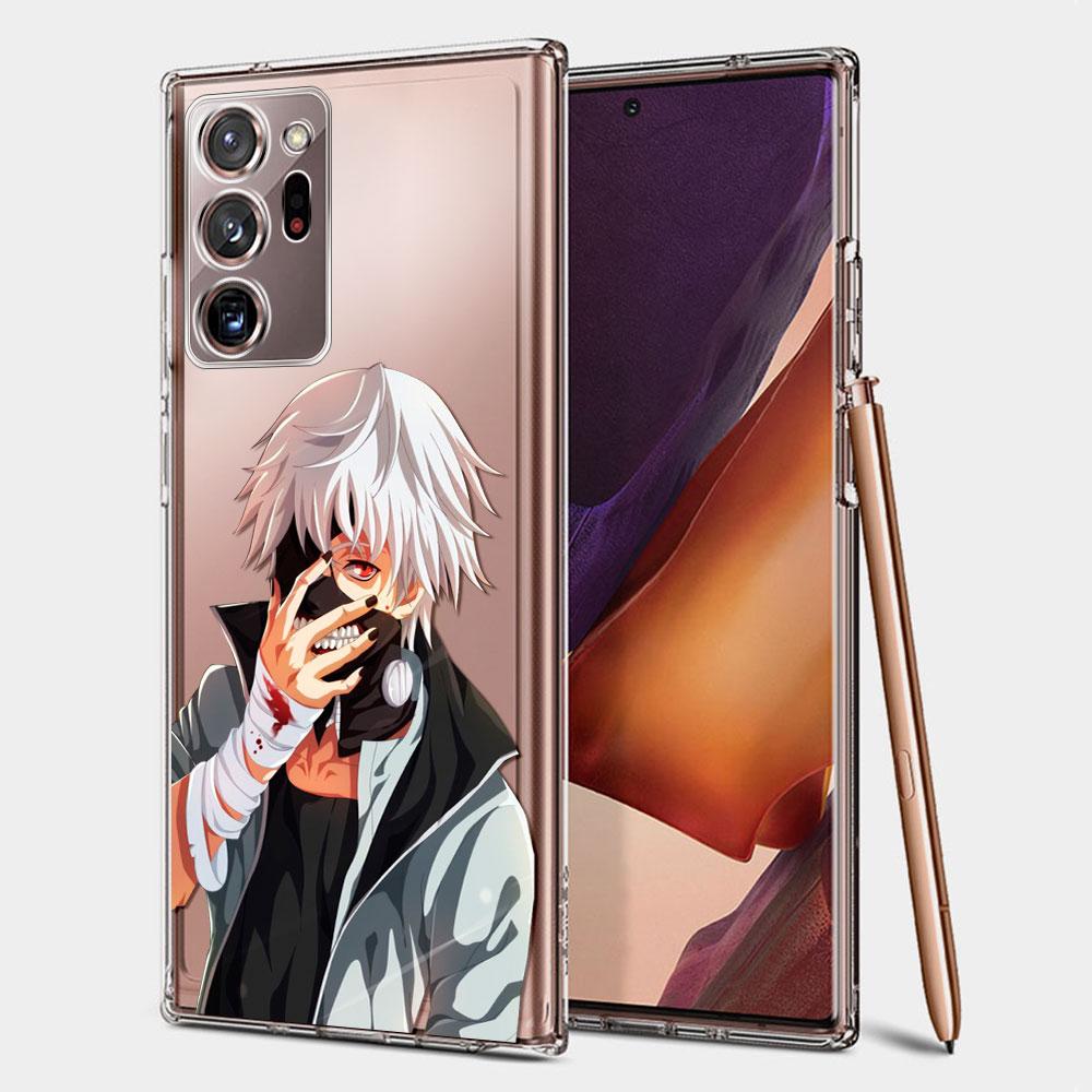 Anime Tokyo Ghoul Clear Case For Samsung Galaxy Note 10 Lite 20 Ultra 9 8 S21 Plus S20 FE S10 S9 S8 Silicone Shell Phone Cover